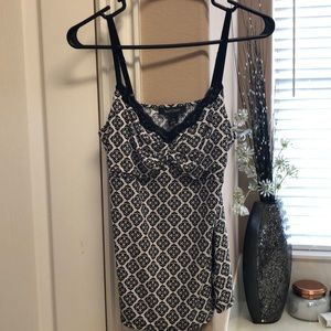 Black and white Cami